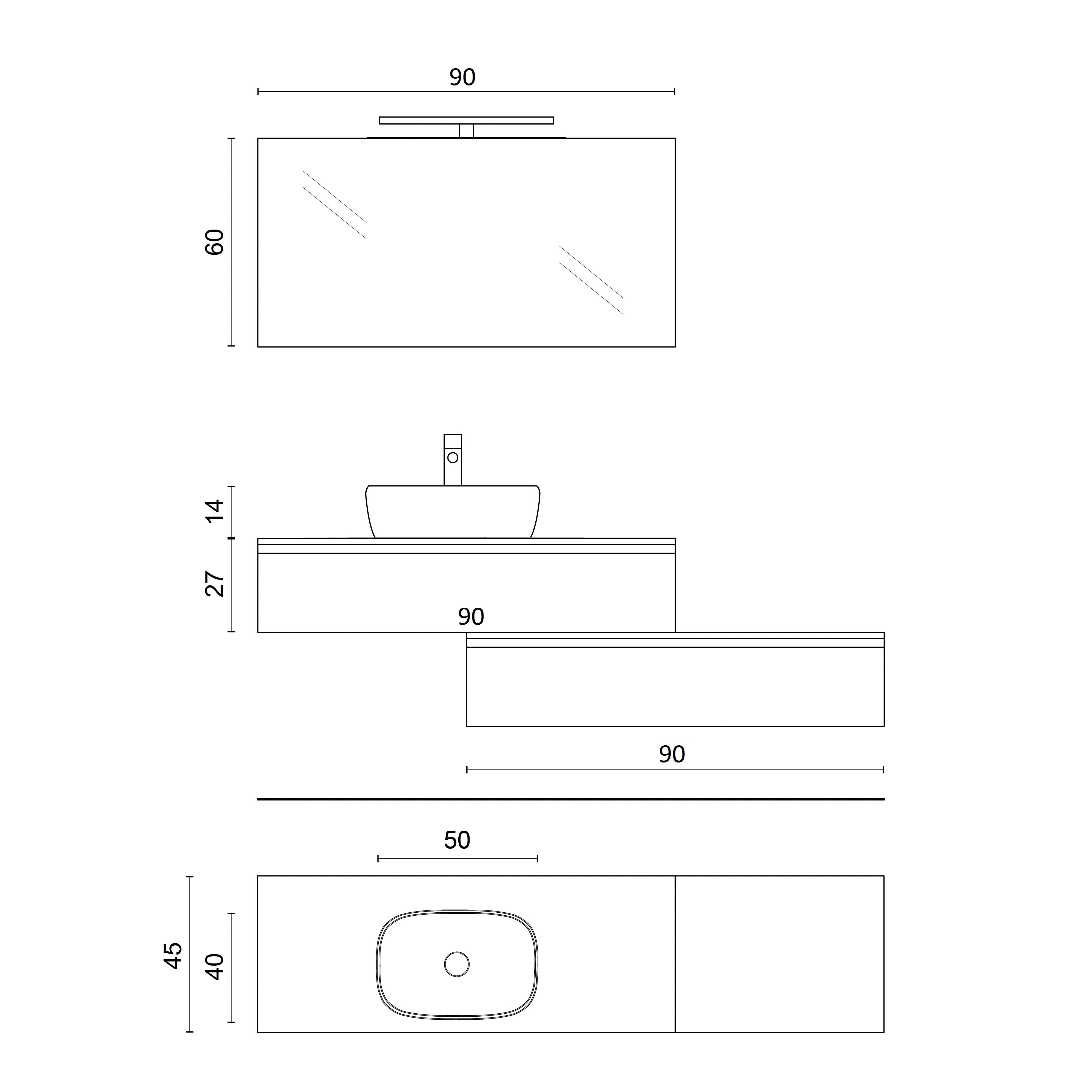 Composizione YOKA-28 bianco pietra