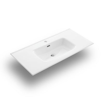GOLBA built-in washbasin white ceramic 120 cm