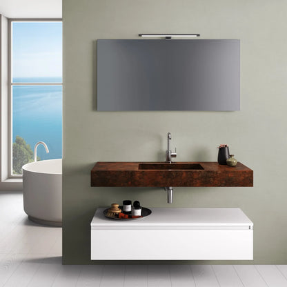 Integrierte Wannenplatte 90 YOKA Corten