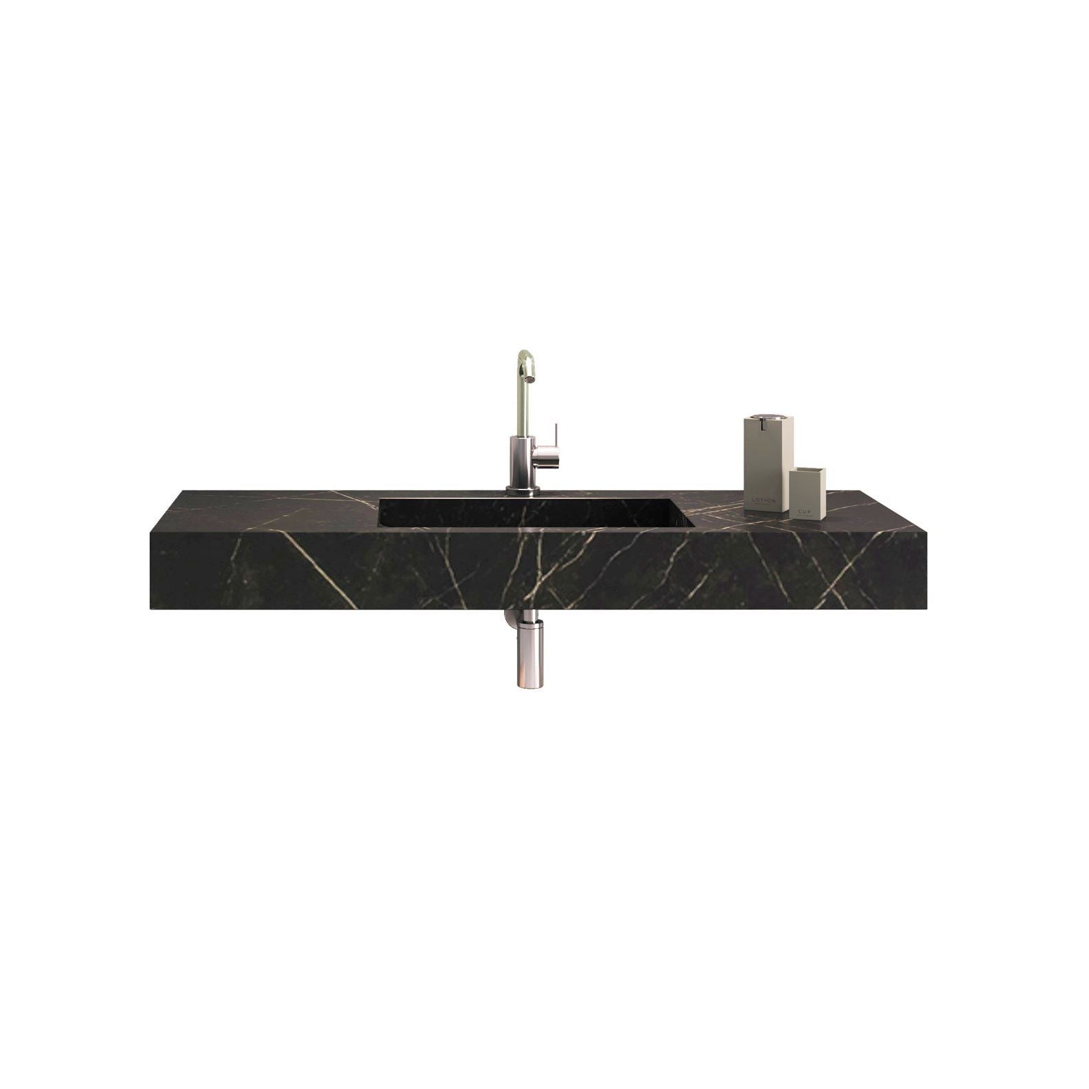 Integrated bathtub top 120 YOKA graphite