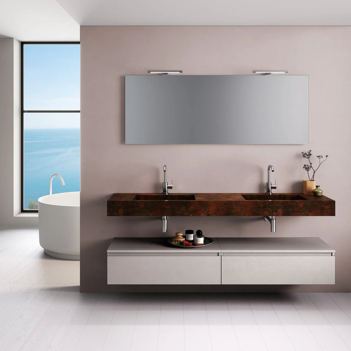 Top 2 integrated basins 180 YOKA corten