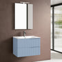 Composizione 4 pezzi ZIP azzurro tiffany 61cm