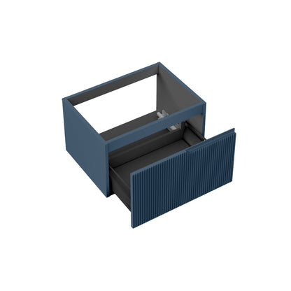 Base portalavabo 1 cestone ZIP blu