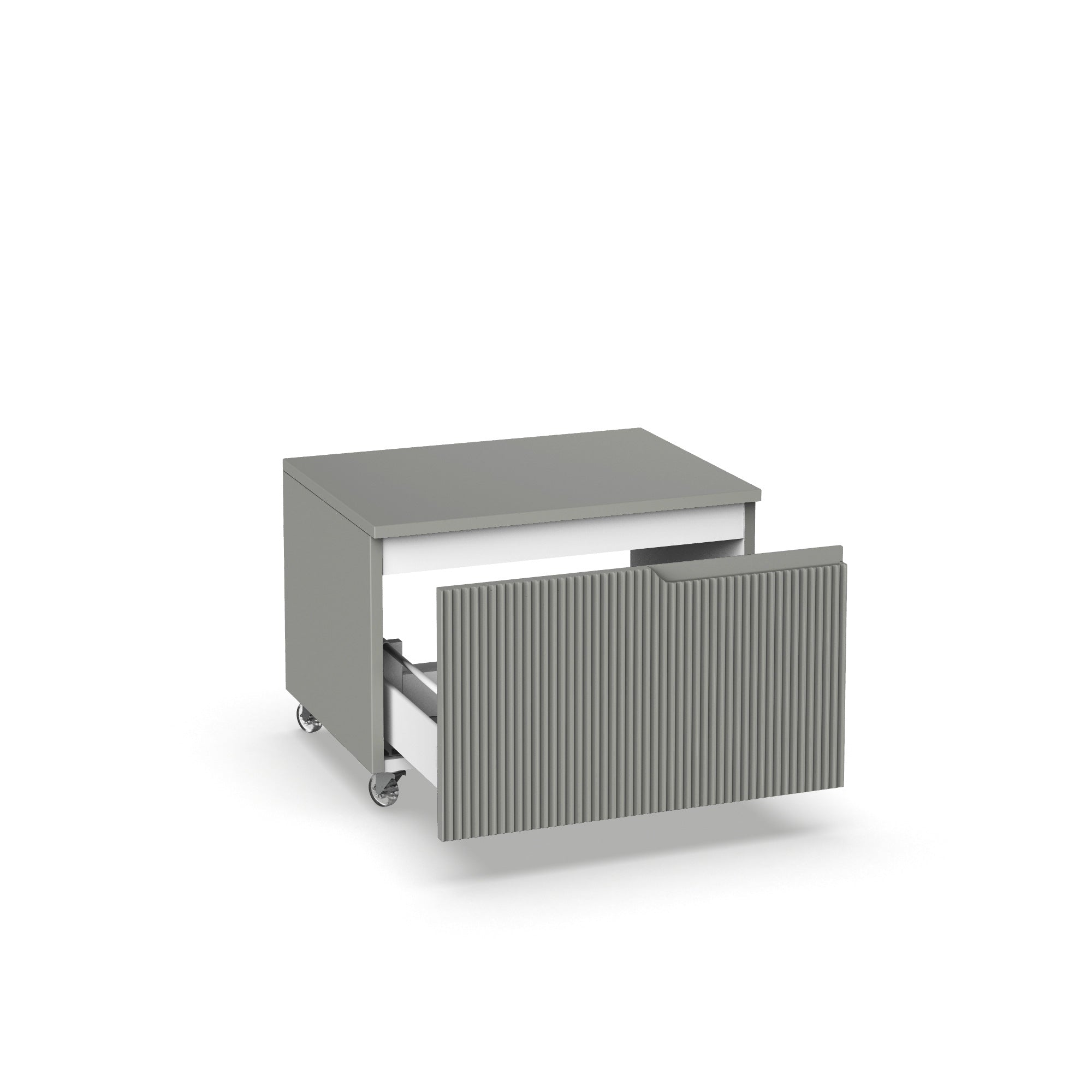 ZIP chest of drawers matt grey