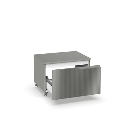 ZIP chest of drawers matt grey