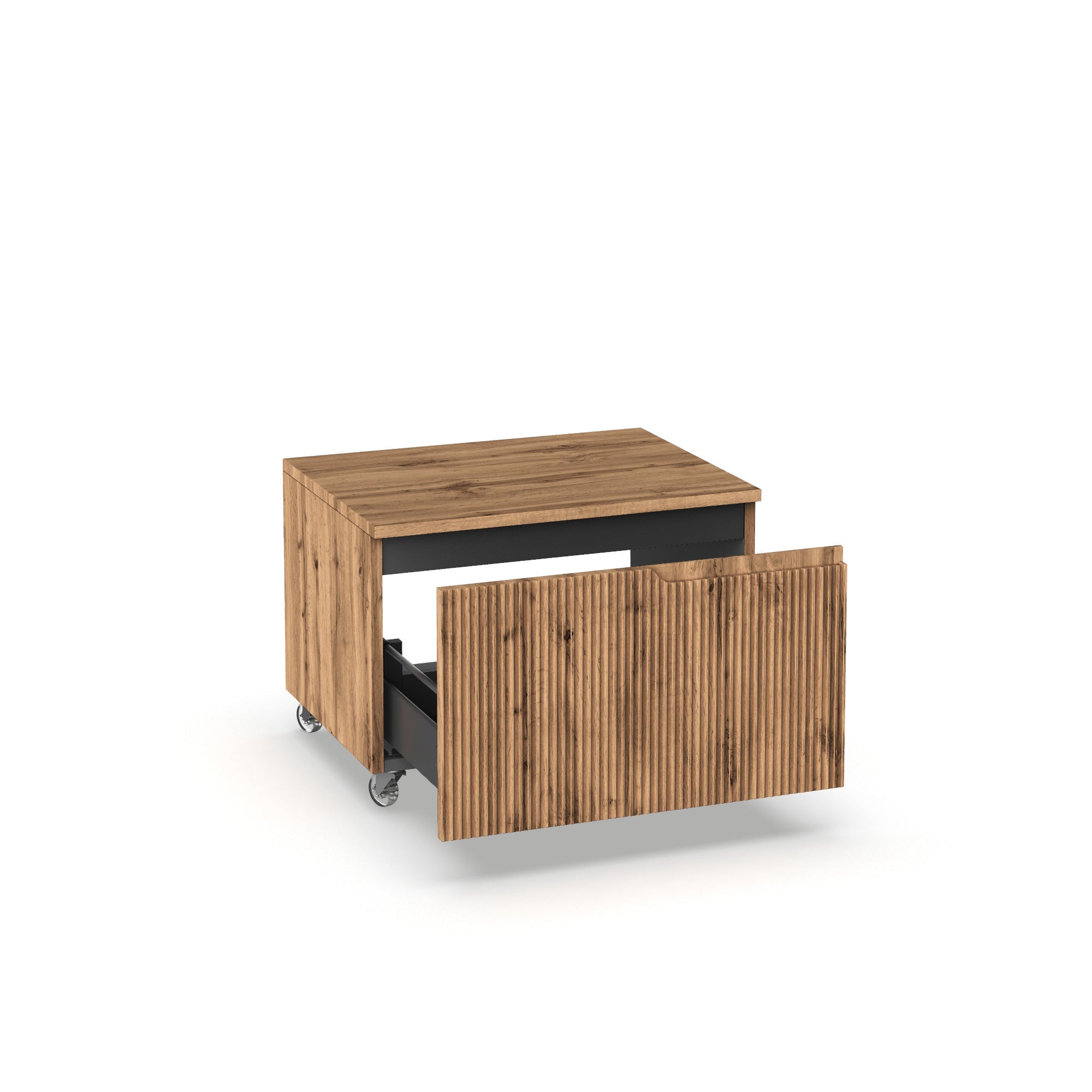 ZIP oak chest of drawers