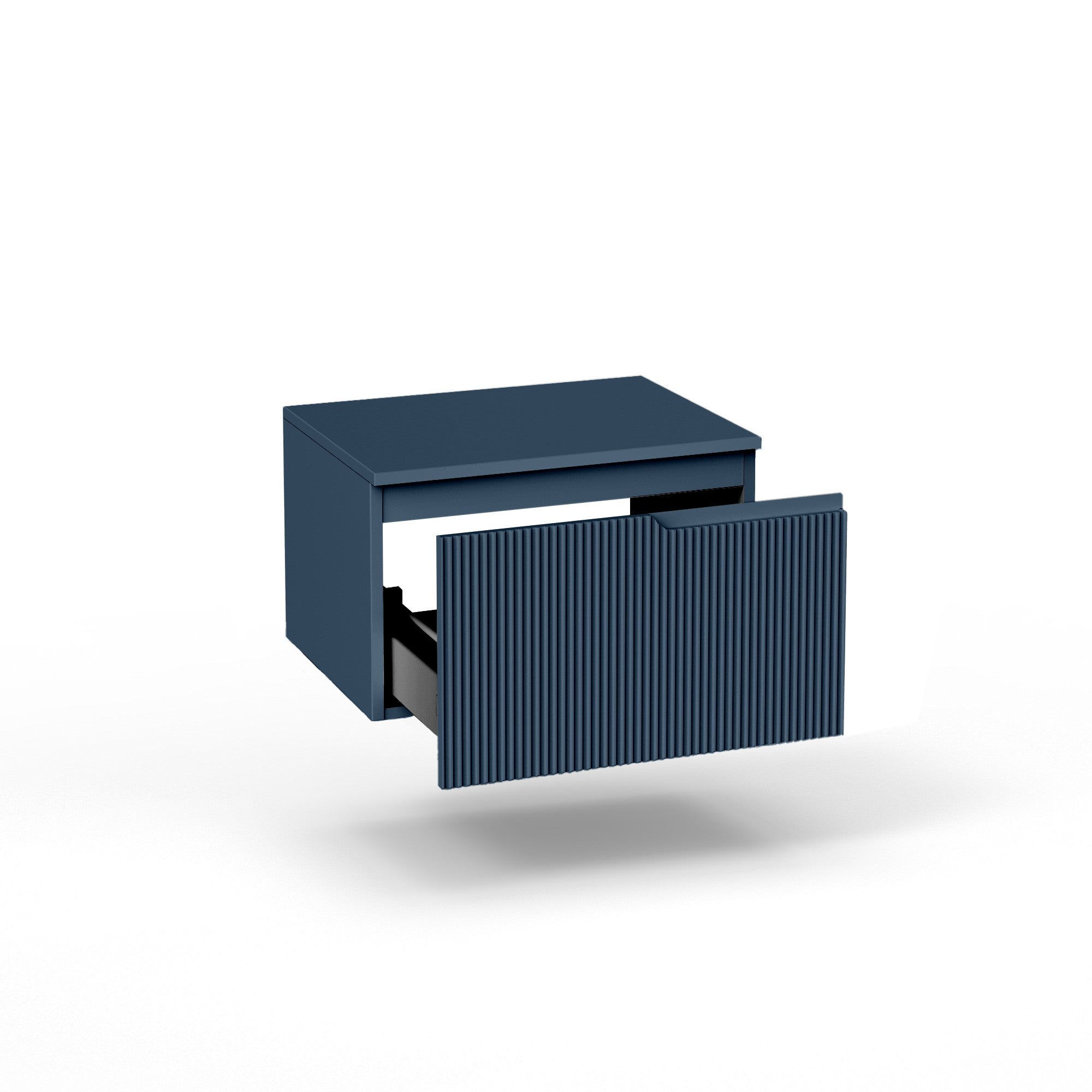 Base con top 1 cestone ZIP blu