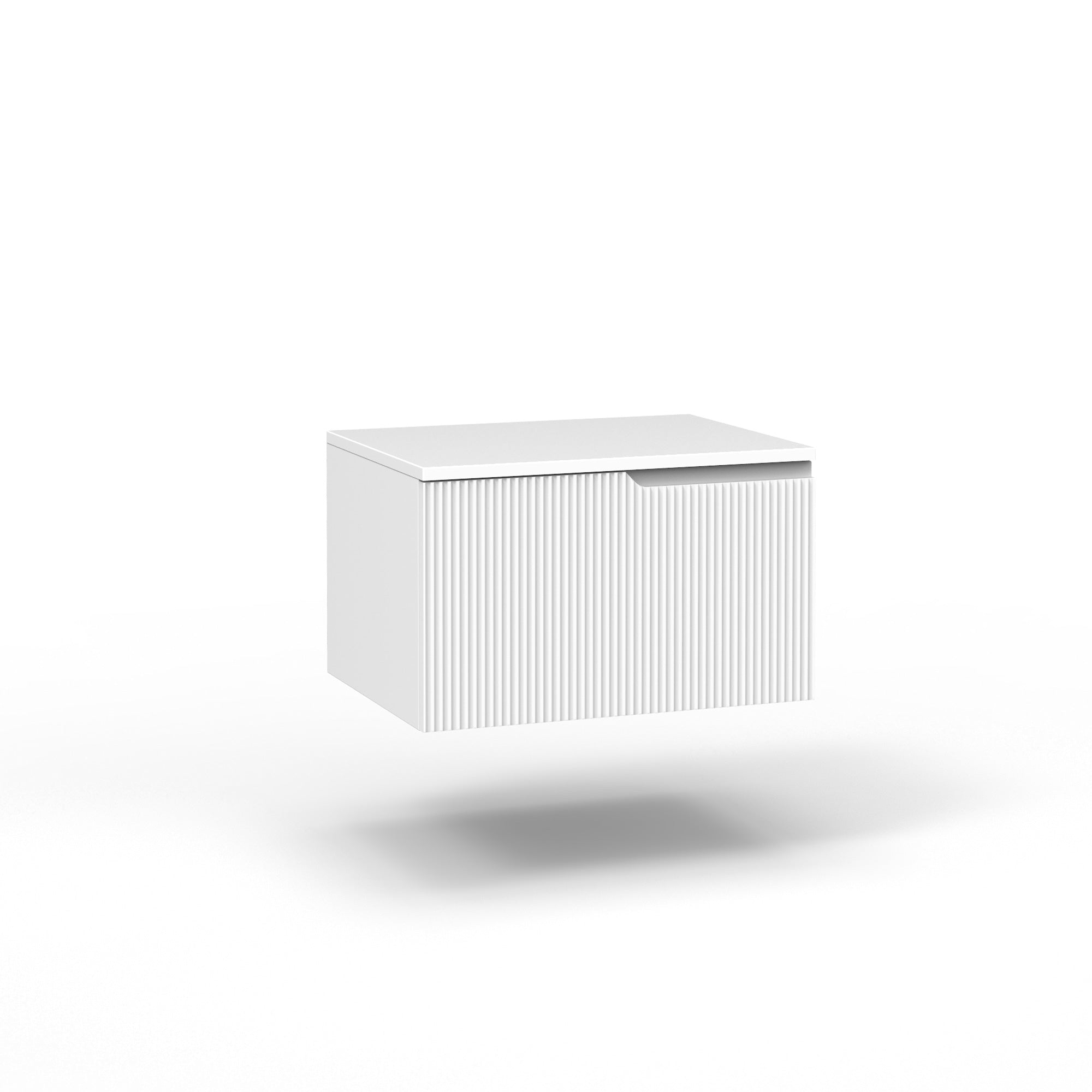 Base with top 1 ZIP basket matt white