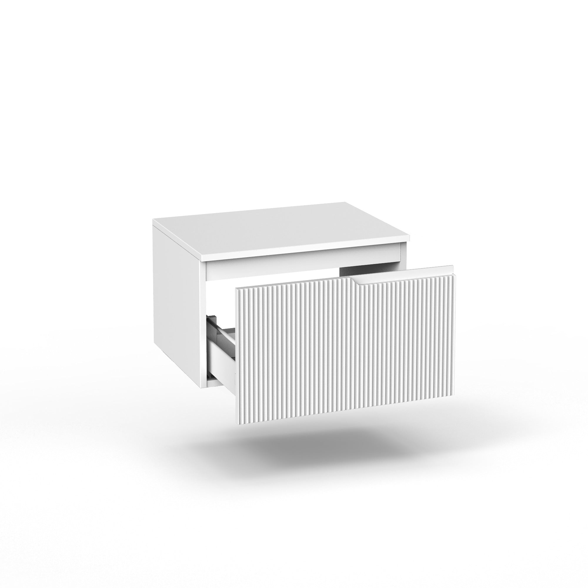Base with top 1 ZIP basket matt white