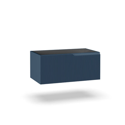 Base portalavabo 1 cestone ZIP blu