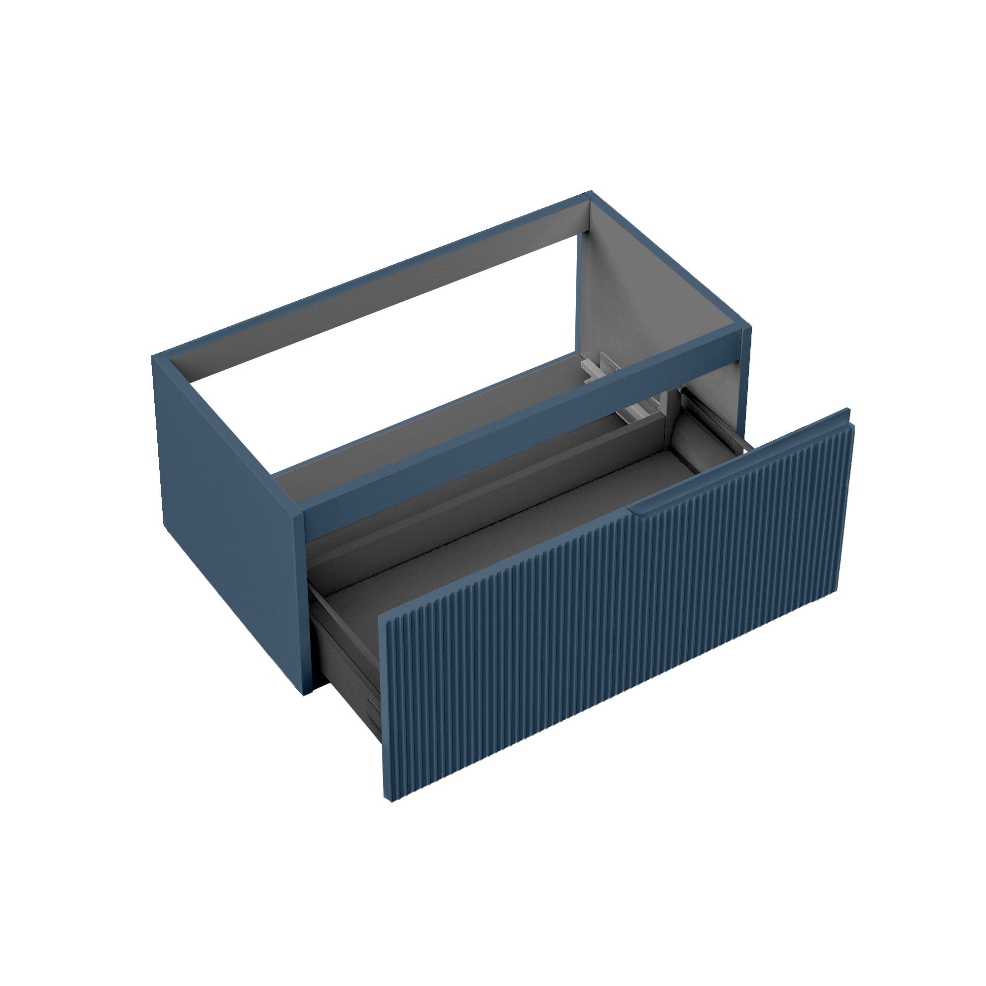 Base portalavabo 1 cestone ZIP blu