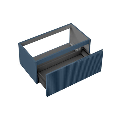 Base portalavabo 1 cestone ZIP blu