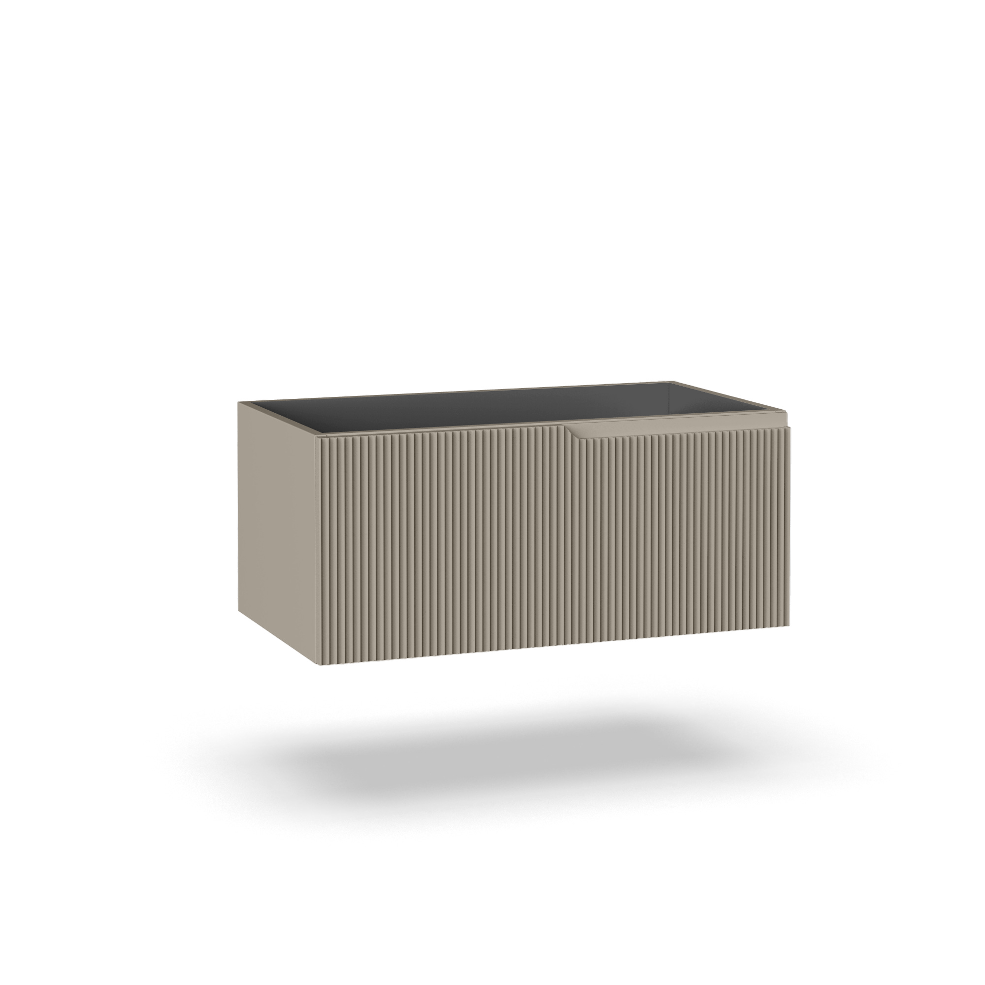 Base portalavabo 1 cestone ZIP tortora