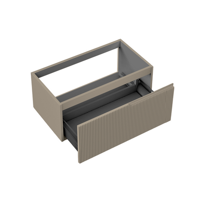 Base portalavabo 1 cestone ZIP tortora