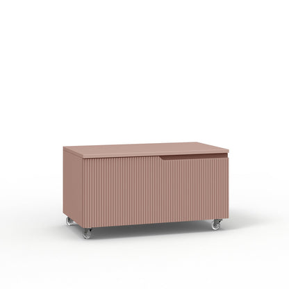ZIP chest of drawers in powder pink