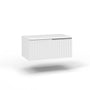 Base with top 1 ZIP basket matt white