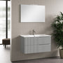 Composizione 4 pezzi ZIP grigio opaco 91cm
