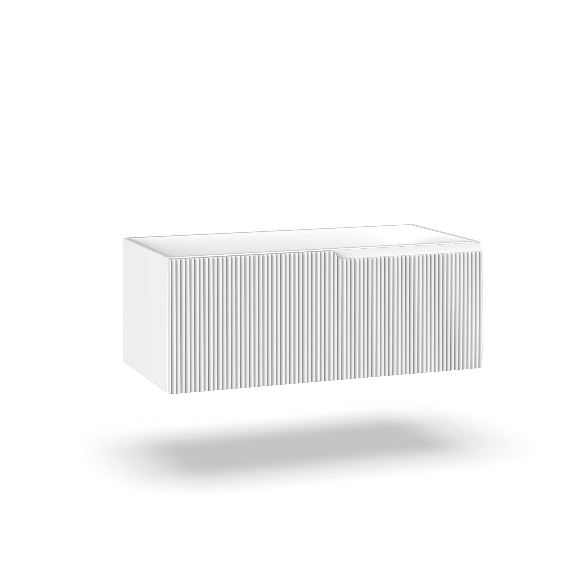 Base portalavabo 1 cestone ZIP bianco opaco