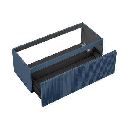 Base portalavabo 1 cestone ZIP blu