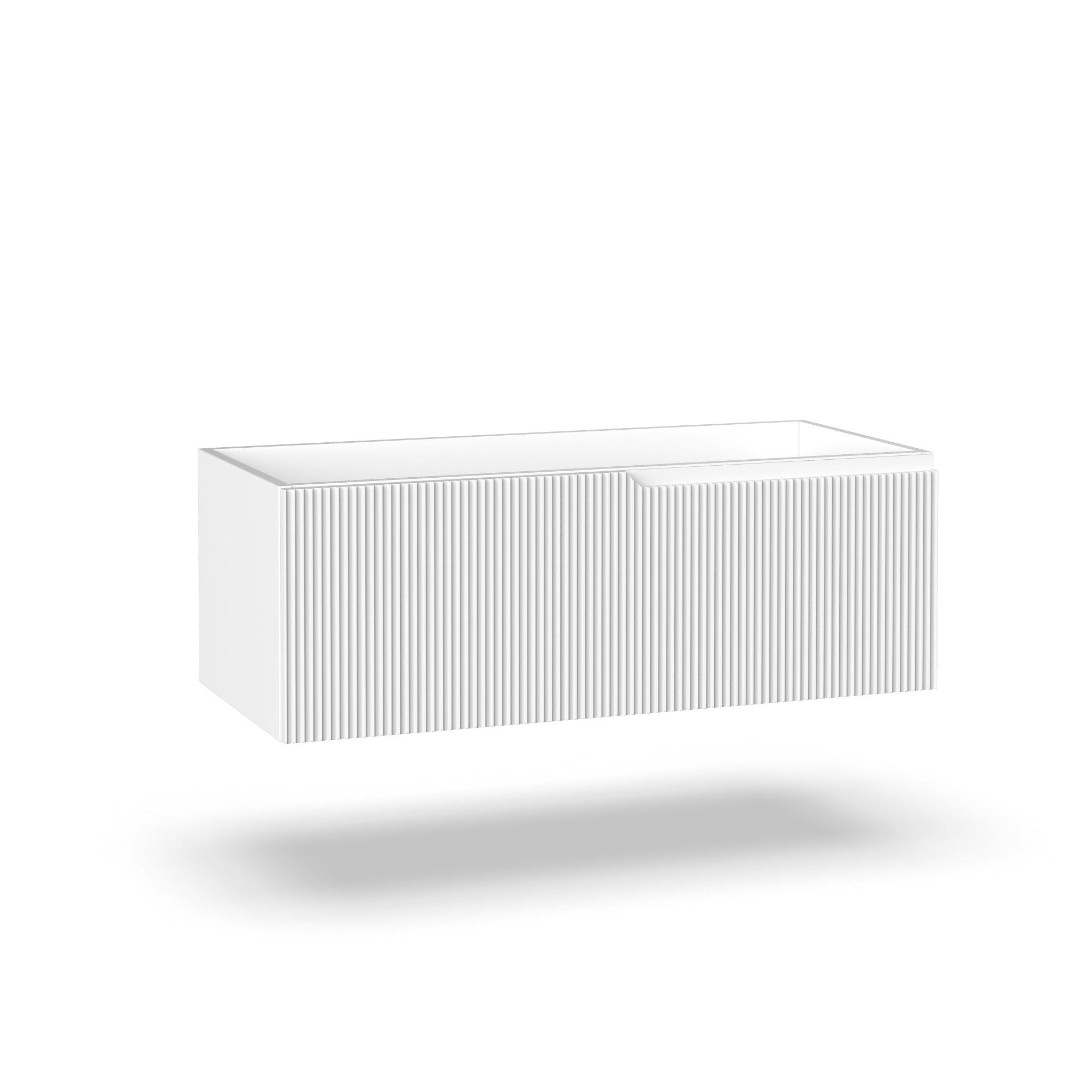 Washbasin base 1 drawer ZIP matt white