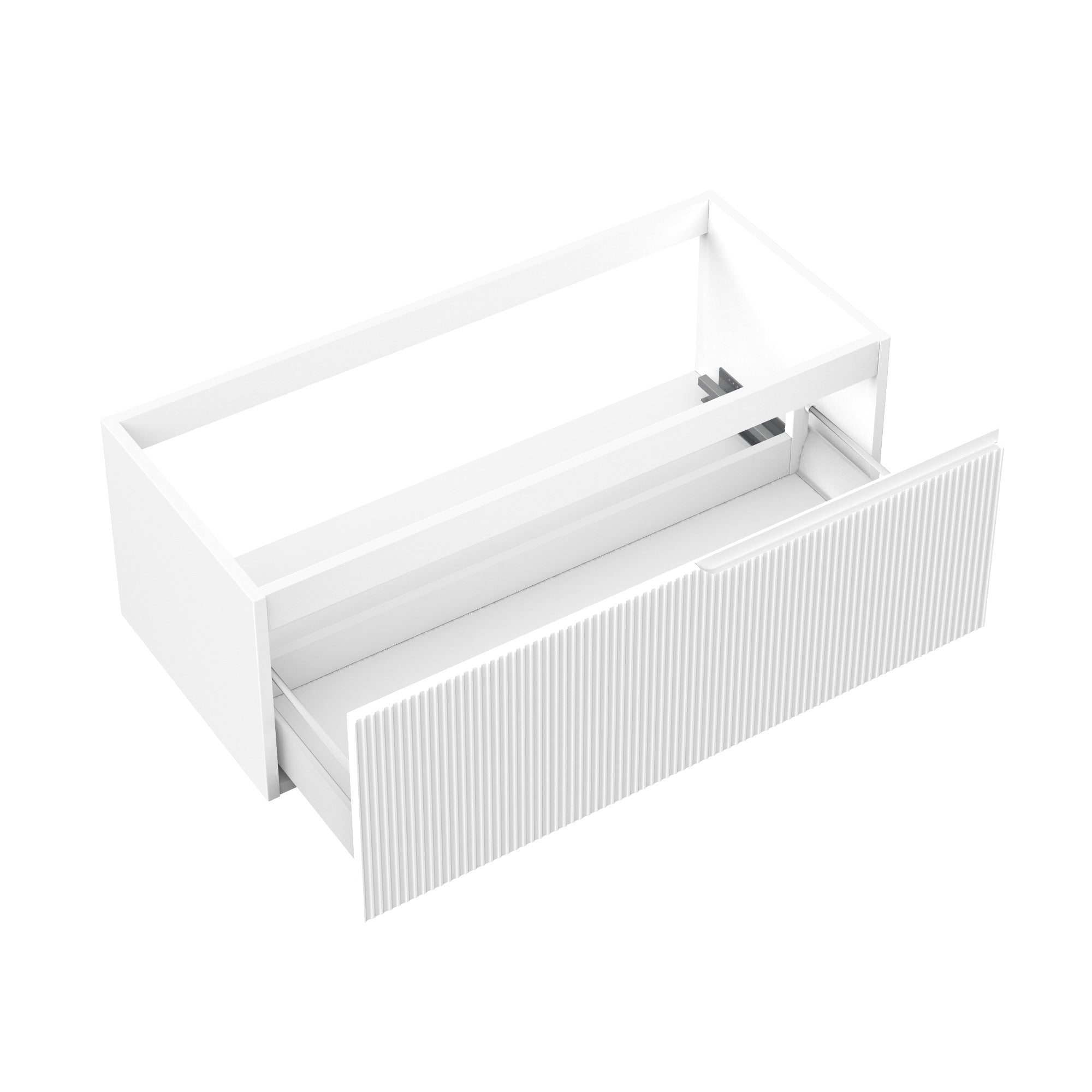 Washbasin base 1 drawer ZIP matt white