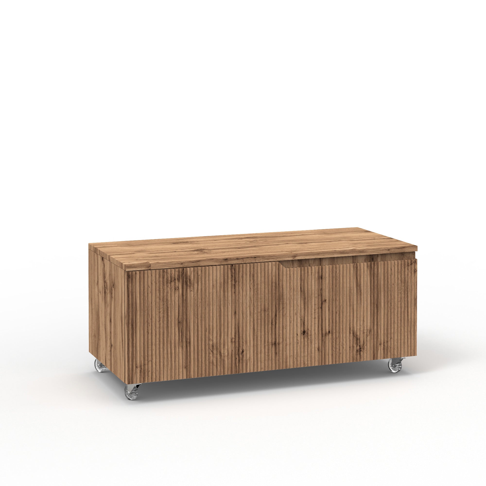 ZIP oak chest of drawers