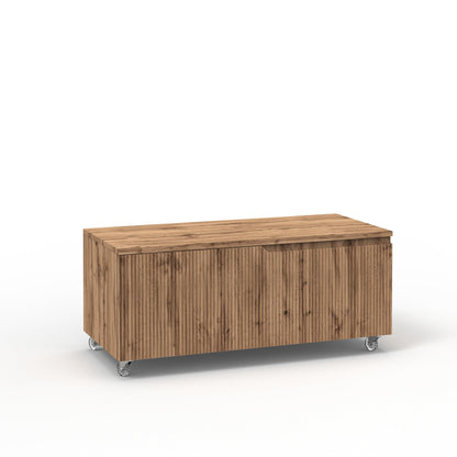 ZIP oak chest of drawers