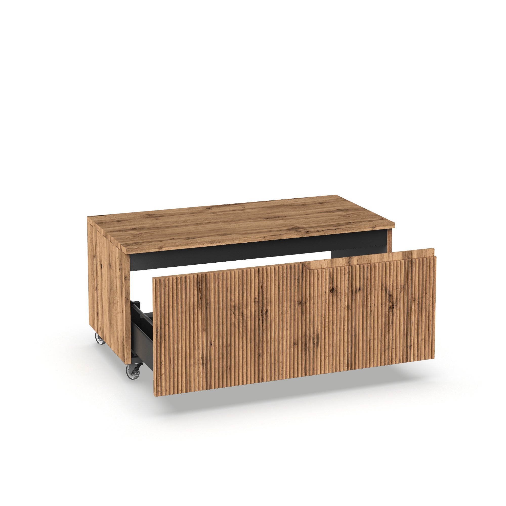 ZIP oak chest of drawers