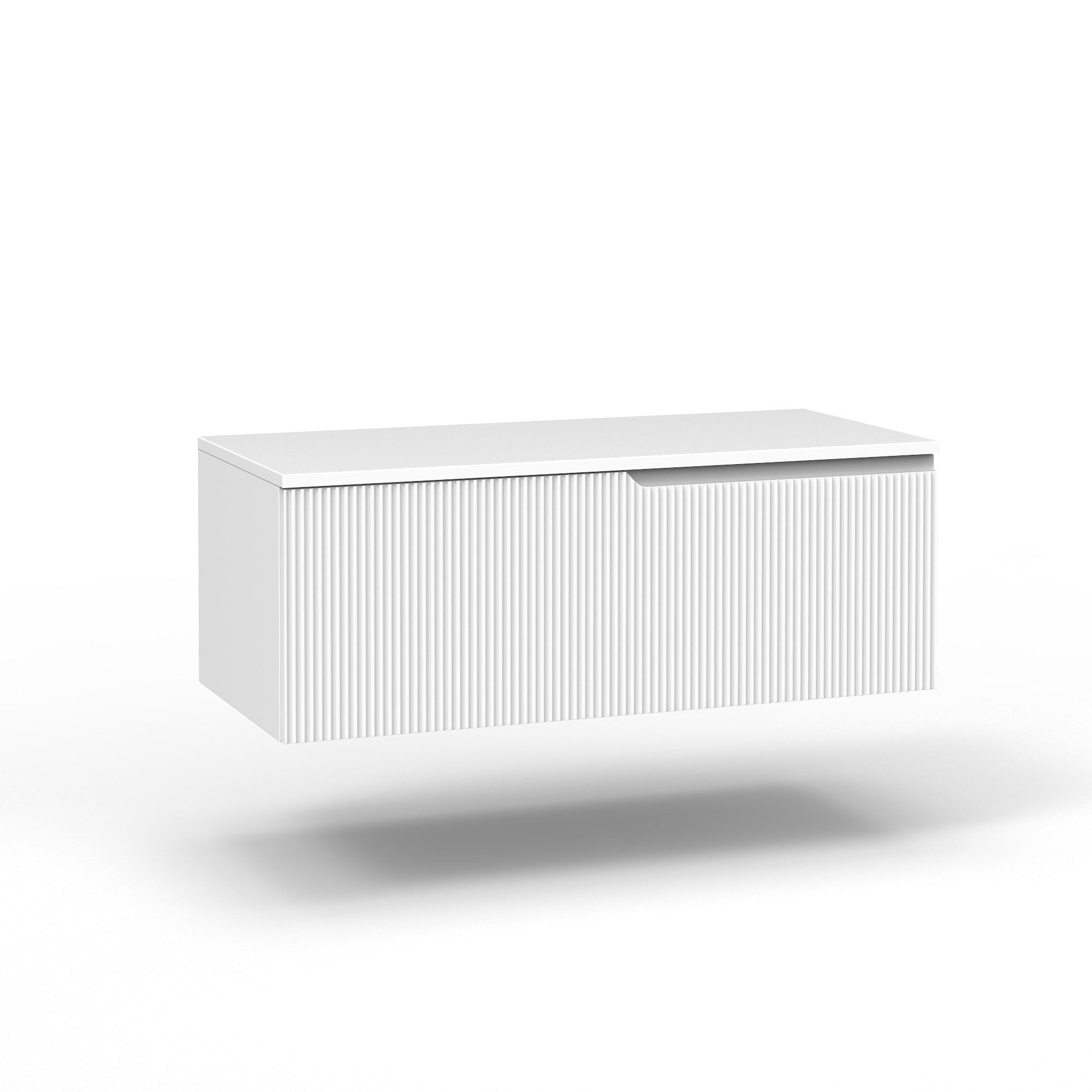 Base with top 1 ZIP basket matt white