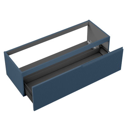 Base portalavabo 1 cestone ZIP blu