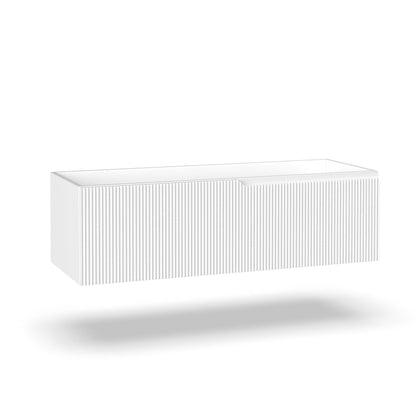 Washbasin base 1 drawer ZIP matt white