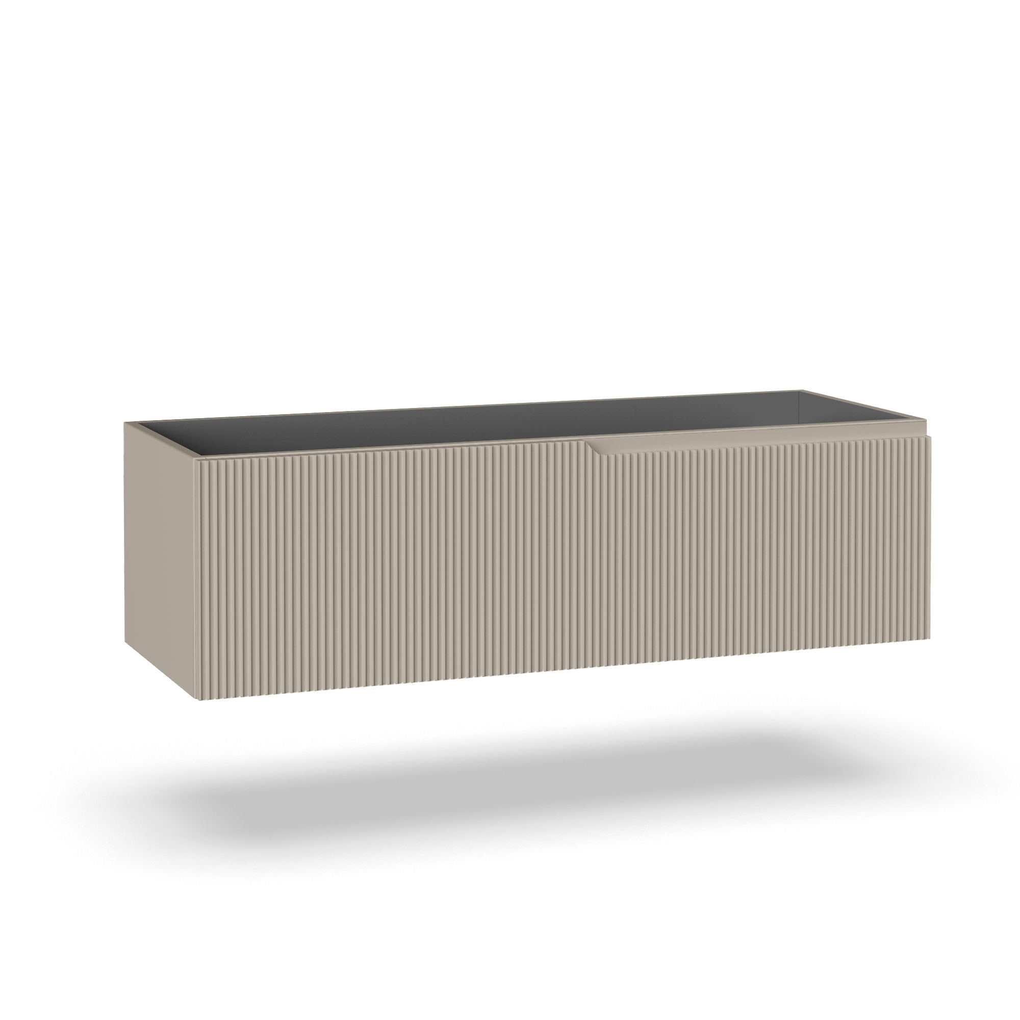 Base portalavabo 1 cestone ZIP tortora