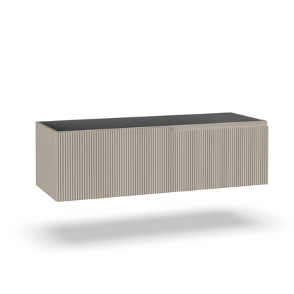 Base portalavabo 1 cestone ZIP tortora