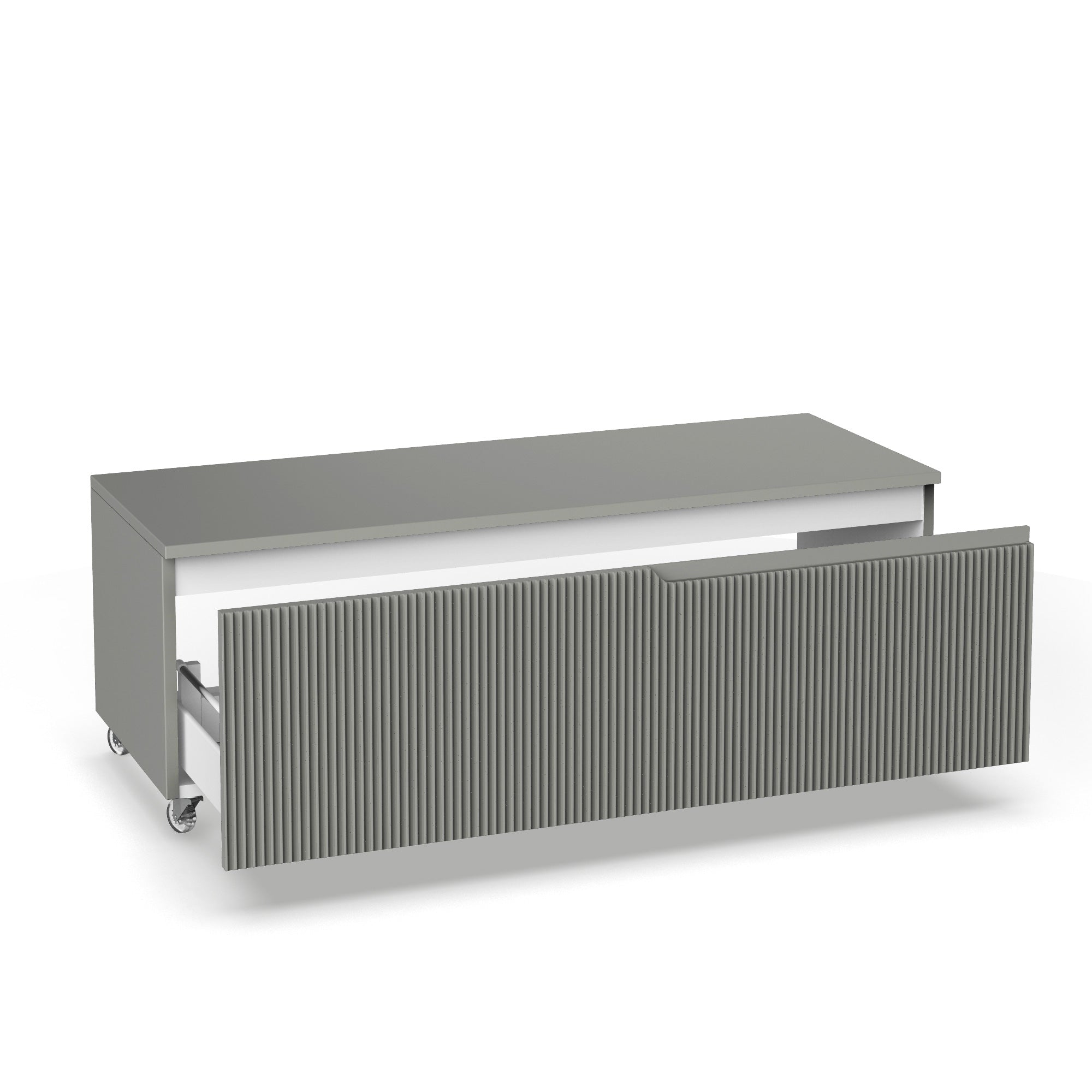 ZIP chest of drawers matt grey