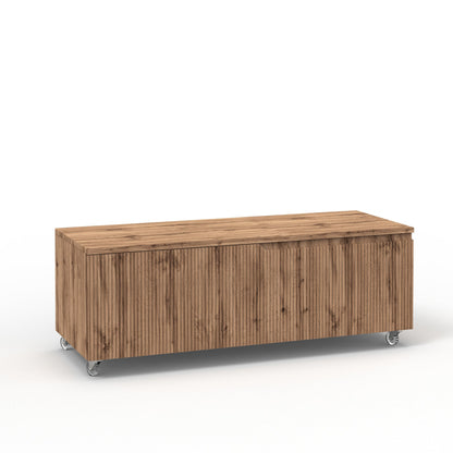 ZIP oak chest of drawers