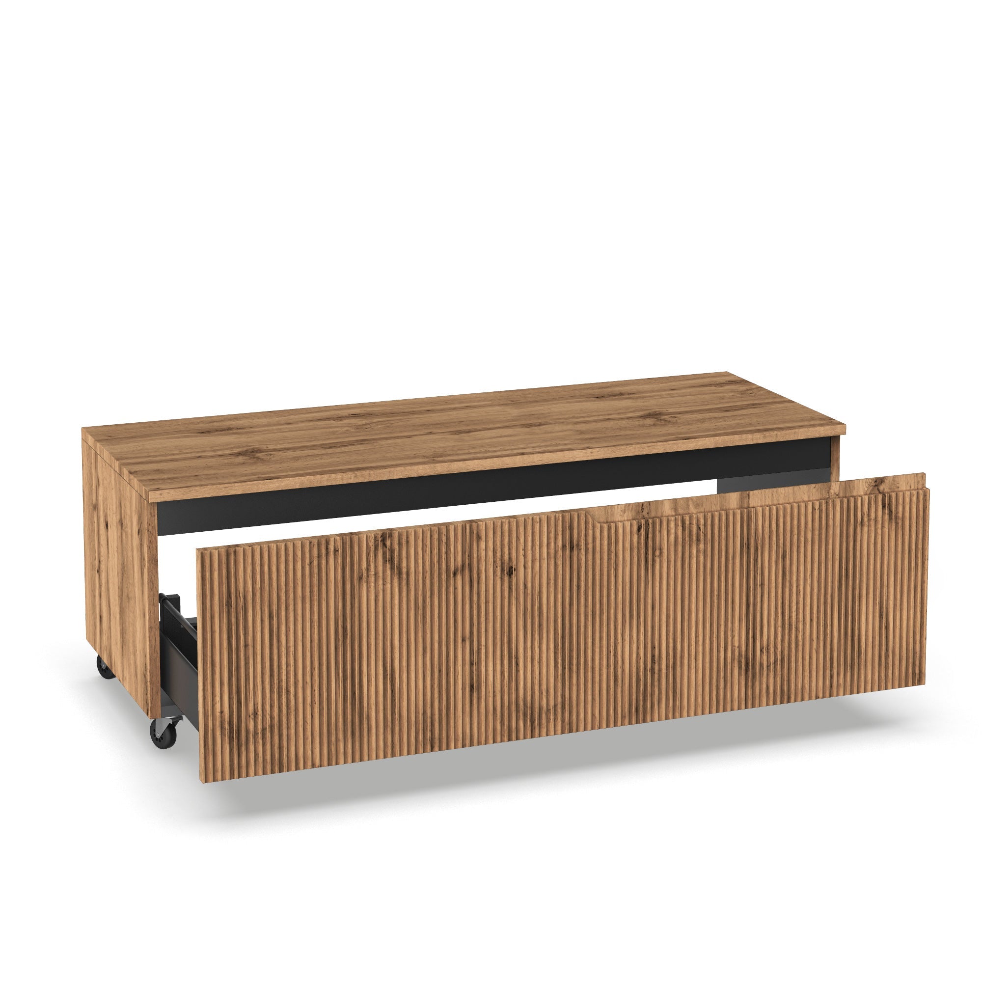 ZIP oak chest of drawers