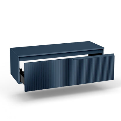 Base con top 1 cestone ZIP blu