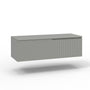 Base with top 1 ZIP basket matt grey
