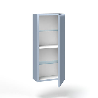 Composizione doppio lavabo 7 pezzi ZIP bianco / azzurro tiffany