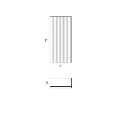 Composizione doppio lavabo 7 pezzi ZIP bianco / azzurro tiffany