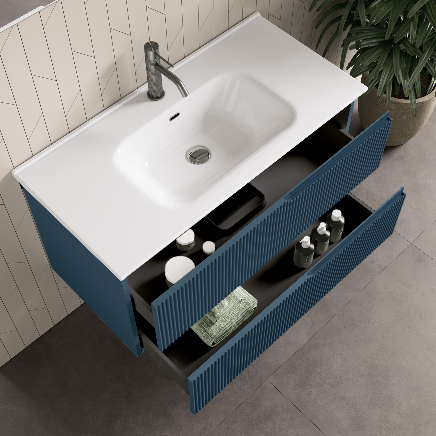 Composizione ZIP blu