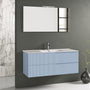 Composizione 4 pezzi ZIP azzurro tiffany 121cm