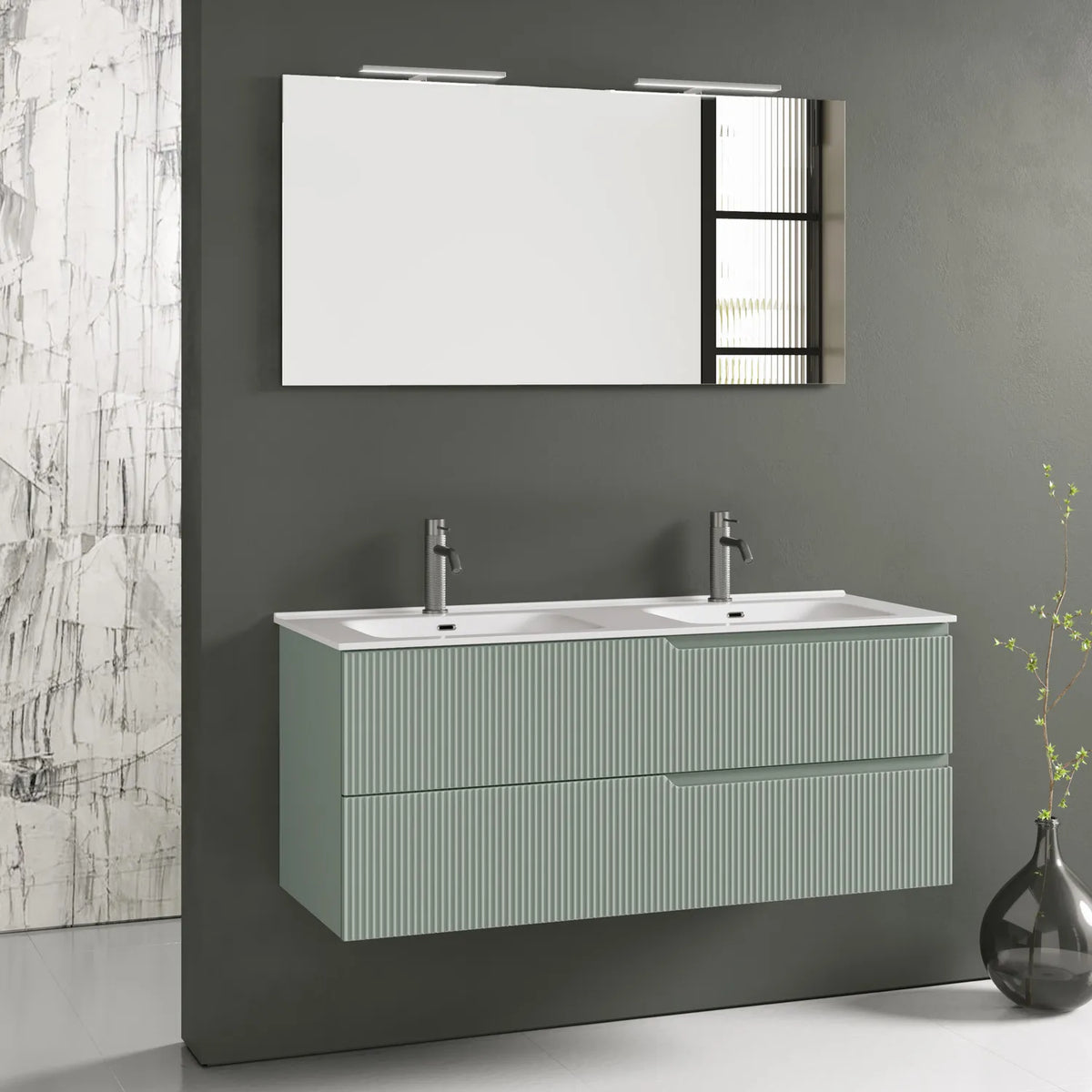 Composizione doppia vasca ZIP-40