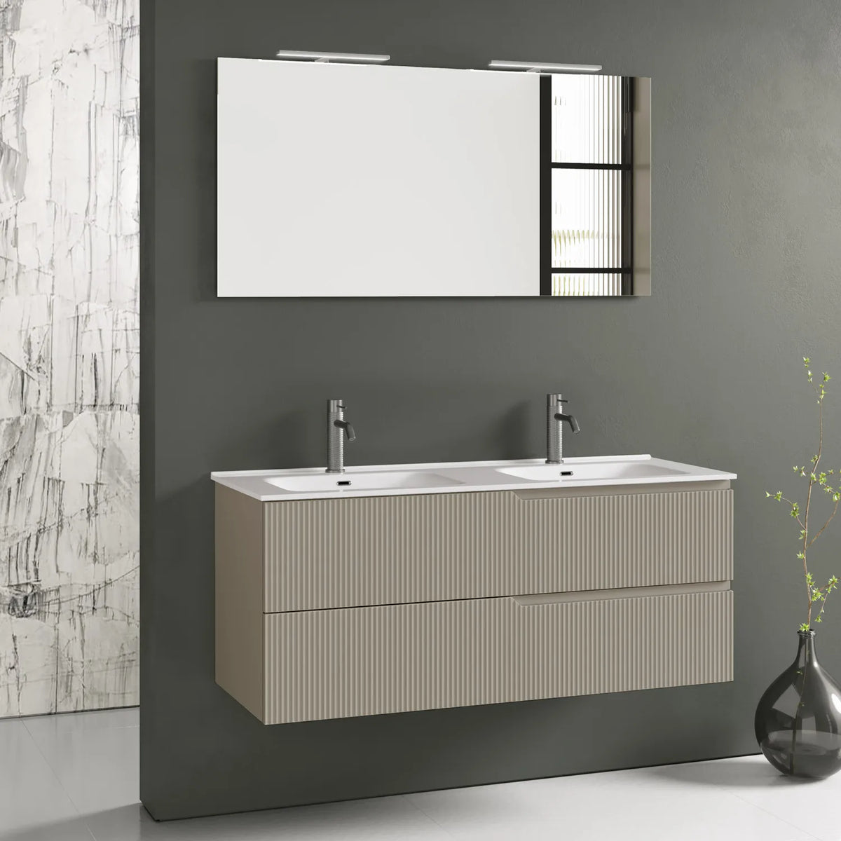 Composizione doppia vasca ZIP-40