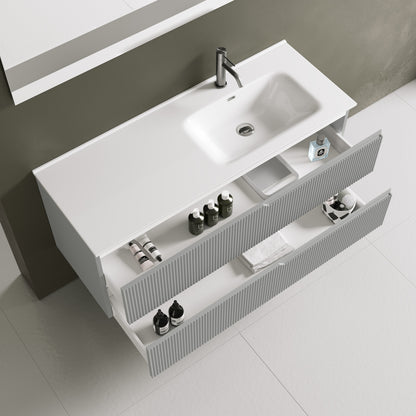 Composizione vasca DX 4 pezzi ZIP grigio opaco