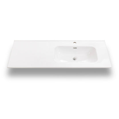 Composizione vasca DX 4 pezzi ZIP bianco opaco