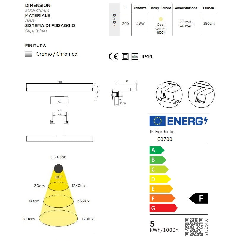 Composizione vasca DX 4 pezzi ZIP quercia