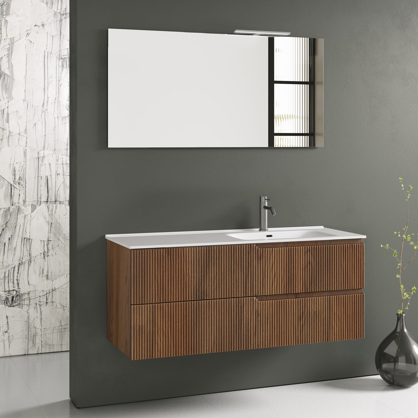 Bathtub composition DX 4 pieces ZIP Rio oak