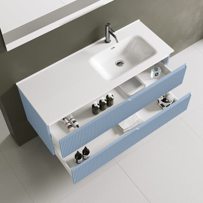 Right bathtub composition 4 pieces ZIP tiffany blue