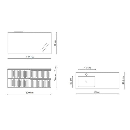 Composizione vasca SX ZIP-42